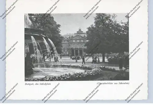 7000 STUTTGART, Schloßplatz, 1939