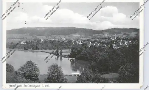7705 STEISSLINGEN, Gruss aus..., 1938, 2 Ecken leicht bestossen