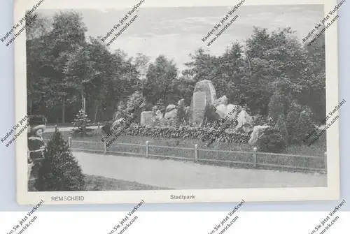 5630 REMSCHEID, Stadtpark, 1917