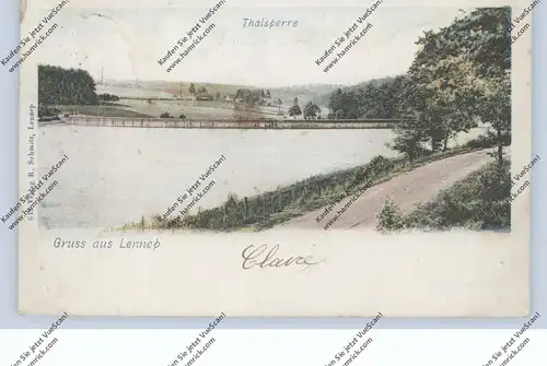 5630 REMSCHEID - LENNEP, Talsperre, 1902