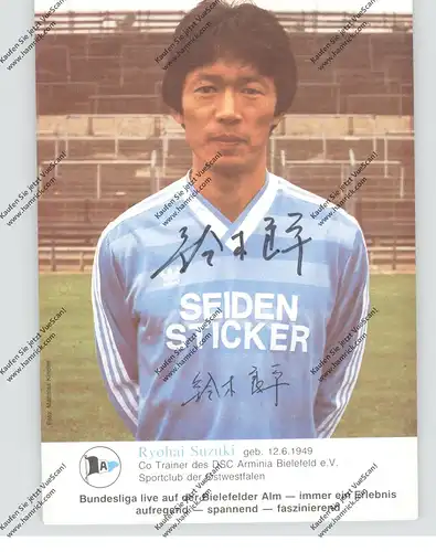 SPORT - FUSSBALL - ARMINIA BIELEFELD - RYOHAI SUZUKI, Autogramm