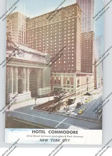 USA - NEW YORK, Manhattan, Hotel Commodore, 42nd Street