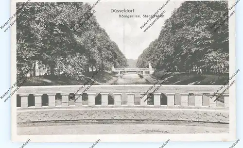 4000 DÜSSELDORF, Königsallee, Stadtgraben, 1919