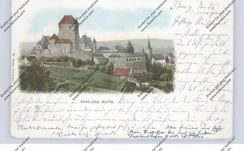 5650 SOLINGEN - BURG, Schloss Burg, 1902
