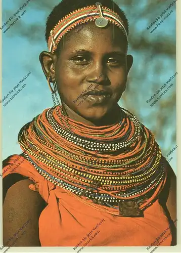 VÖLKERKUNDE / Ethnic - Kenia, Samburu girl