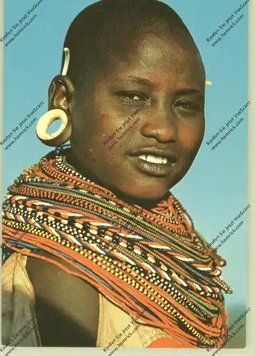 VÖLKERKUNDE / Ethnic - Kenia, Samburu girl