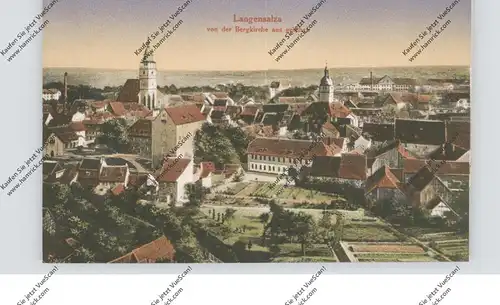 0-5820 BAD LANGENSALZA, Blick von der Bergkirche