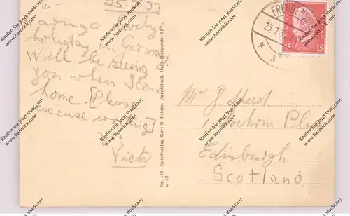 7290 FREUDENSTADT, Jugendherberge, 1933 nach Schottland verschickt