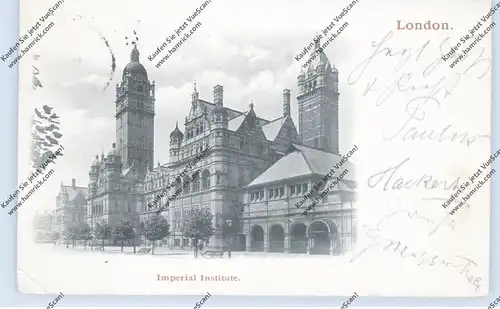 LONDON - IMPERIAL INSTITUTE, 1900, Eckknick / AF