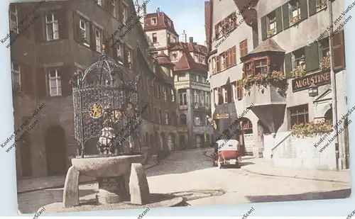 7000 STUTTGART, Altstadt, Oldtimer, Farbe-Phoztographie, 1934