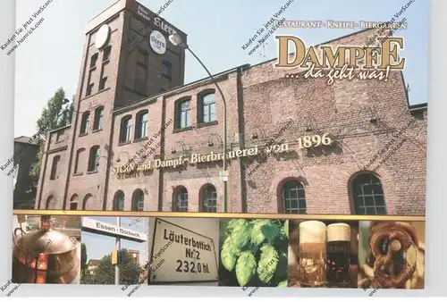 4300 ESSEN - BORBECK, Bierbrauerei-Restaurant-Kneipe-Biergarten "DAMPFE"