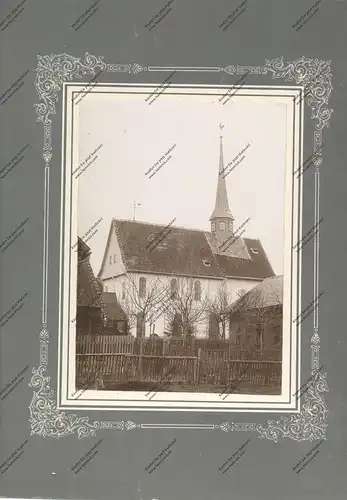 8633 RÖDENTAL - EINBERG, großformatiges Photo der evangelischen Kirche, auf Passepartout aufgeklebt