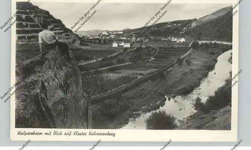 5483 BAD NEUENAHR - AHRWEILER - WALPORZHEIM, Ortsansicht mit Blick auf Kloster Kalvarienberg