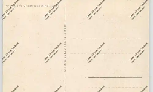 0-4000 HALLE / Saale, Burg Giebichenstein, Kunstverlag Krütgen