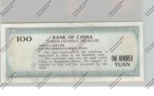 BANKNOTE - CHINA, Pick XF 9, Foreign Exchange Certificate, VG