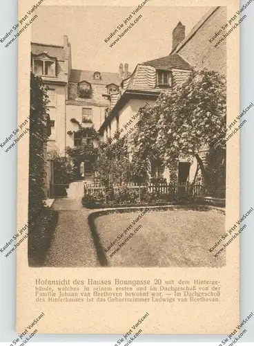 5300 BONN, BEETHOVEN - Haus, Hofansicht