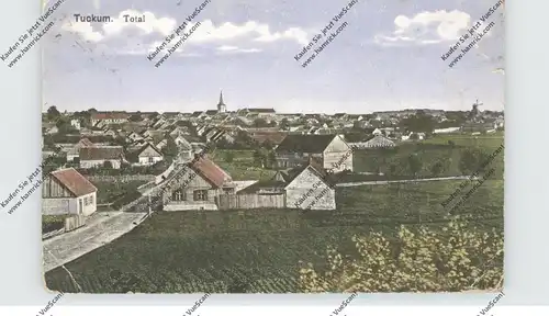 LATVIJA / LETTLAND - TUCKUM, Gesamtansicht, Eckknick