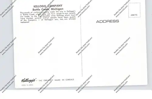 USA - MICHIGAN - BATTLE CREEK, Kellogg Company