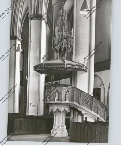 2000 HAMBURG, Mönckebergstrasse, Kirche St. Petri, Kanzel und Kanzelaufsatz