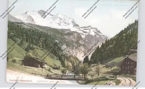 CH 3822 LAUTERBRUNNEN BE, Lauterbrunnenthal, Lütschine und Jungfrau, 1911