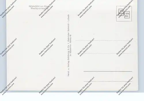 5480 REMAGEN, Rheinufer, Anleger und Verkaufspavillon Köln-Düsseldorfer