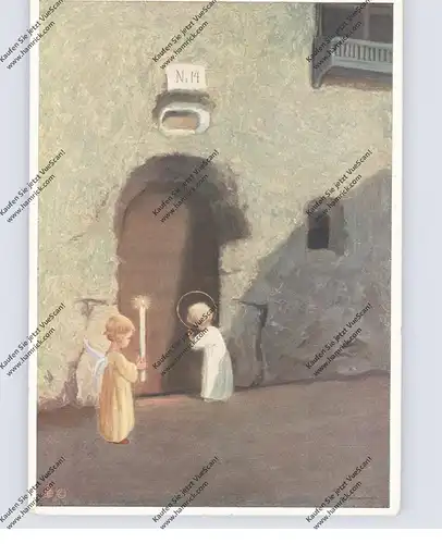 WEIHNACHTEN - Kinder mit Engelsflügeln, Künstler Schönermark