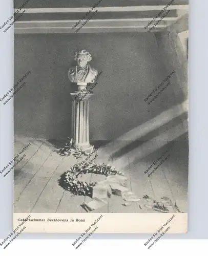 5300 BONN, BEETHOVEN - Geburtshaus, Büste, Druckstelle