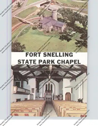 USA - MINNESOTA - FORT SNELLING, State Park Chapel