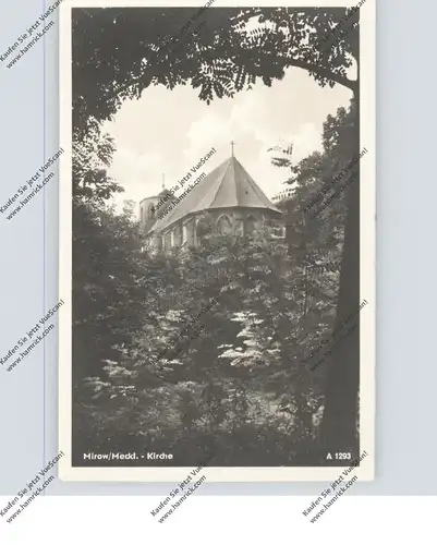 0-2083 MIROW, Kirche, 1956
