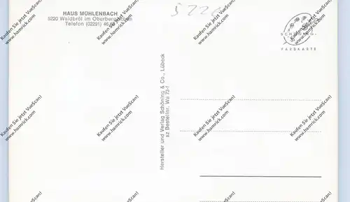5220 WALDBRÖL, Haus Mühlenbach