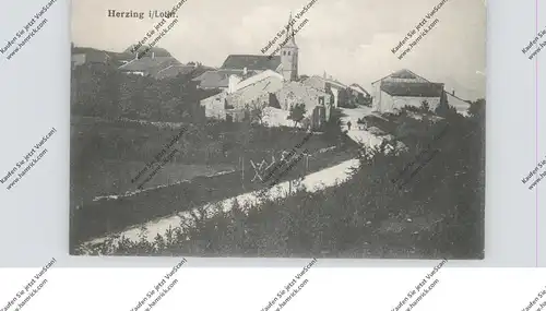 F 57830 HERTZING / HERZING, Gesamtansicht 1918