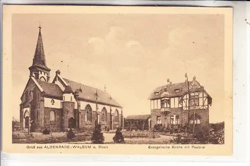 4100 DUISBURG - WALSUM - ALDENRADE, Evangelische Kirche mit Pastorat, 1923