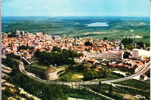 F 52200 LANGRES, Vue generale airienne, CPSM, CIM-Macon