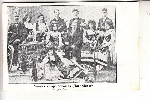 MUSIK / MUSIC - Damen-Trompeter-Corps "Tannhäuser", 1905