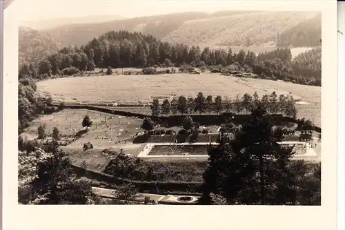 0-6557 ZIEGENRÜCK, Blick auf das Freibad