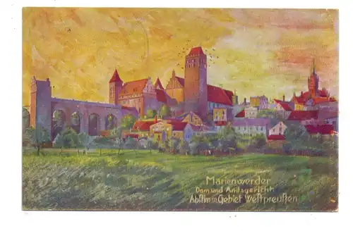 WESTPREUSSEN - MARIENWERDER / KWIDZYN, Dom und Amtsgericht, 1921