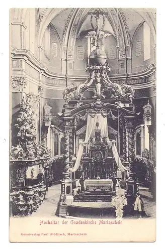 BÖHMEN & MÄHREN - MARIASCHEIN / BOHOSUDOV, Hochaltar der Gnadenkirche, ca. 1905