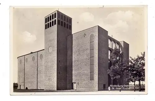 OBER-SCHLESIEN - HINDENBURG / ZABRZE, St. Josef Kirche, 1934