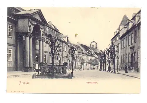 NIEDER - SCHLESIEN - BRESLAU  / WROCLAW, Domstrasse, ca. 1900