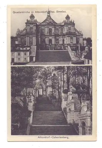 NIEDER-SCHLESIEN - ALBENDORF / WAMBIERZYCE (Glatz), Gnadenkirche, Calvarienberg