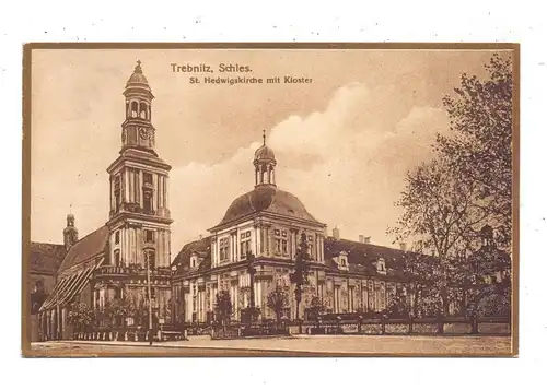 NIEDER-SCHLESIEN - TREBNITZ / TRZEBNICA, St. Hedwigskirche mit Kloster