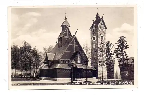 NIEDER-SCHLESIEN - KRUMMHÜBEL / KARPACZ, Kirche Wang