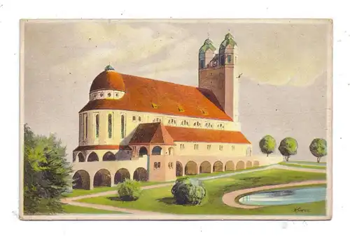 OBER-SCHLESIEN - BEUTHEN / BYTOM, Der geplante Kirchenneubau bei St. Maria, 1928