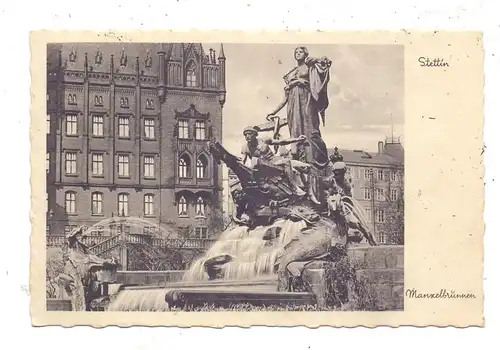 POMMERN - STETTIN / SZCZECIN, Manzelbrunnen, 1934