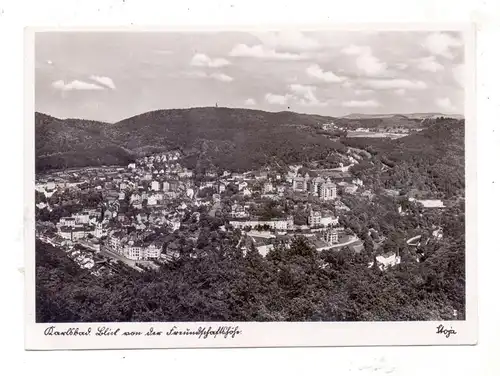 BÖHMEN & MÄHREN - KARLSBAD / KARLOVY VARY, Blick von der Freundschaftshöhe