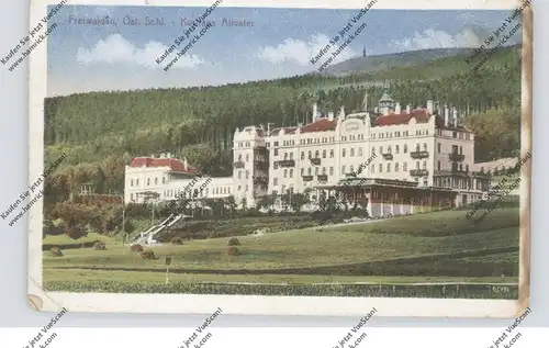 SUDETEN - FREIWALDAU / JESENIK, Kurhaus Altvater, kl. Mängel