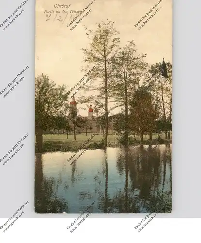 0-5807 OHRDRUF, Partie an den Teichen, 1915, Kriegsgefangenenpost / POW nach Frankreich