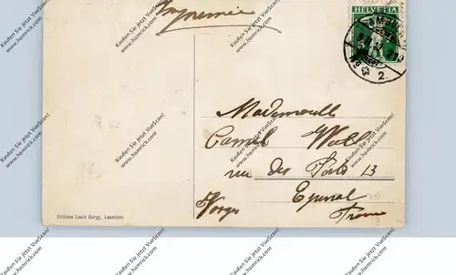 SCHWEIZ - BAHNPOST / AMBULANT / TPO, 1910, No.2