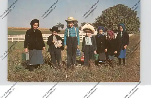 USA - PENNSYLVANIA - LANCASTER, Amish Country, Amish school children