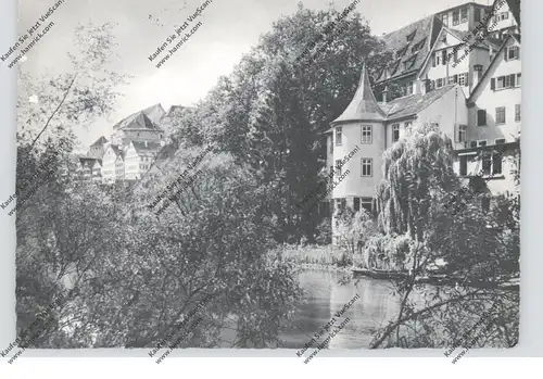 7400 TÜBINGEN, Neckarpartie, Hölderlinturm, 1958
